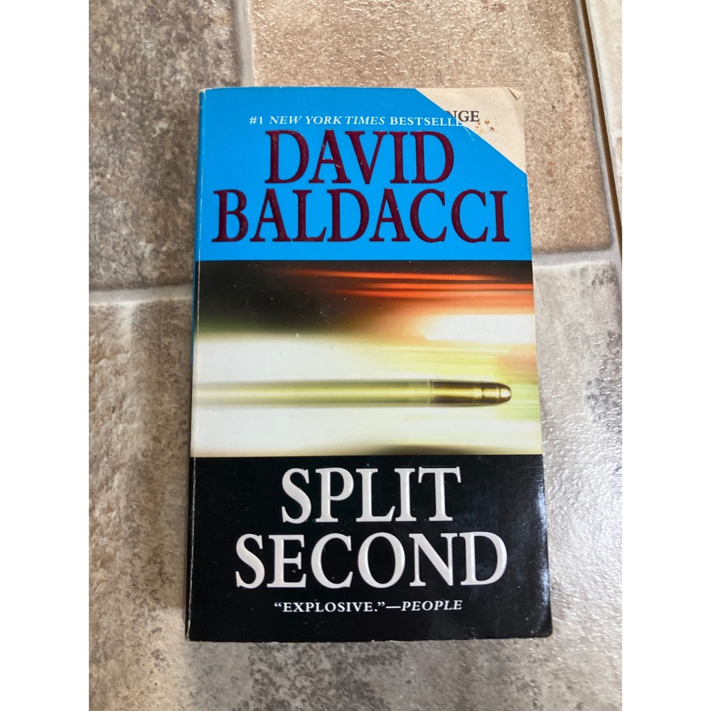 David Baldacci Split Second Hardcover‎ Thriller Novel Book